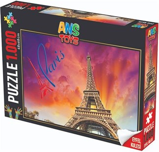 Puzzle 1000 Parça - Paris Eyfel Kulesi 
